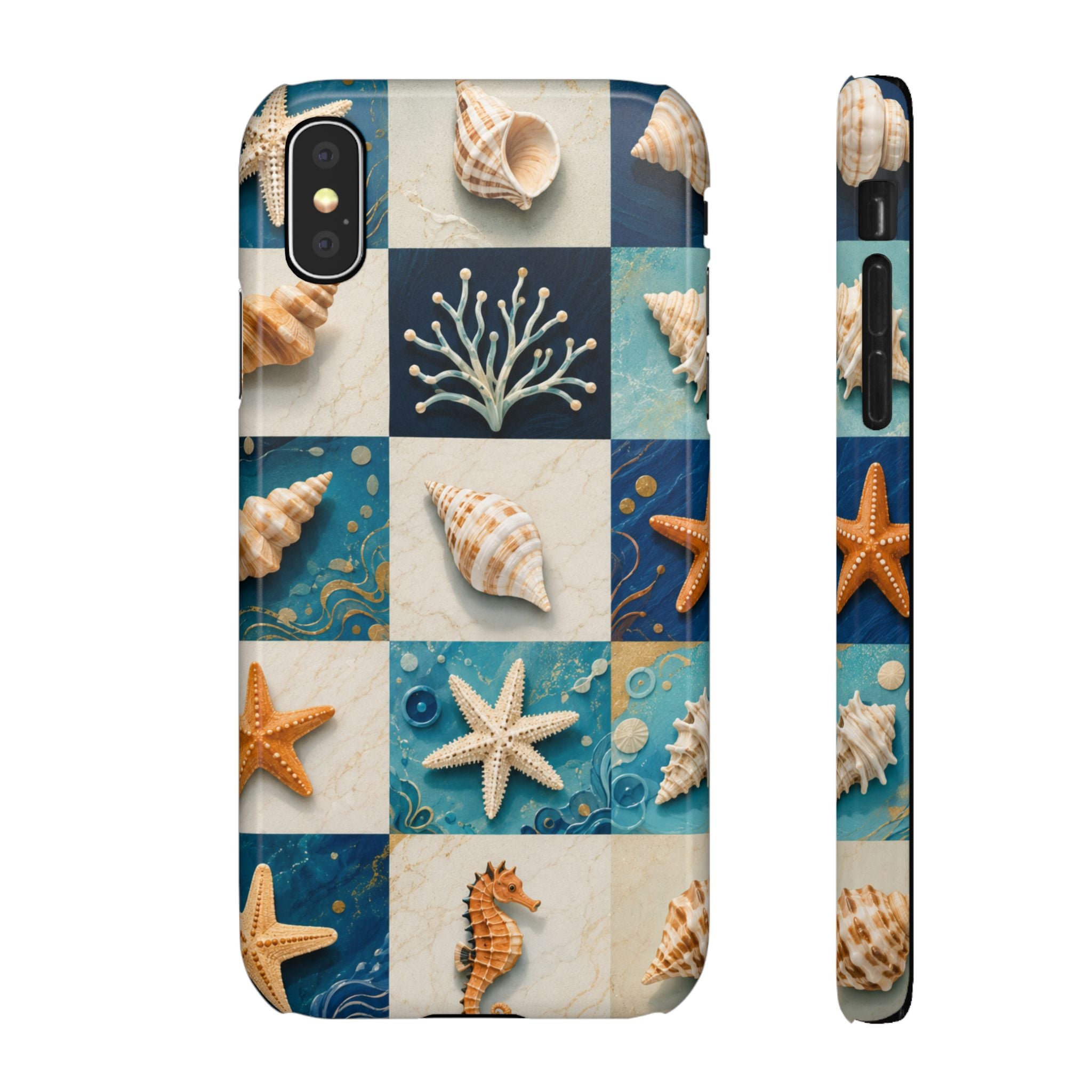 Coastal Seashell Mosaic Phone Case