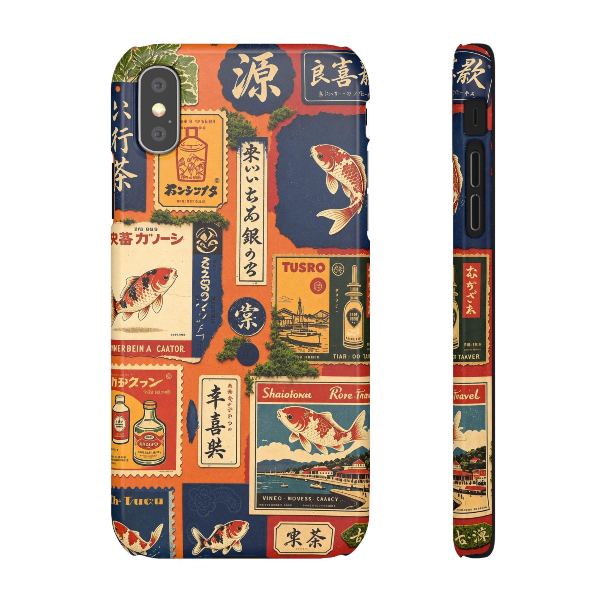 Vintage Japanese Koi Phone Case