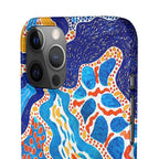 Abstract Blue Pattern Phone Case