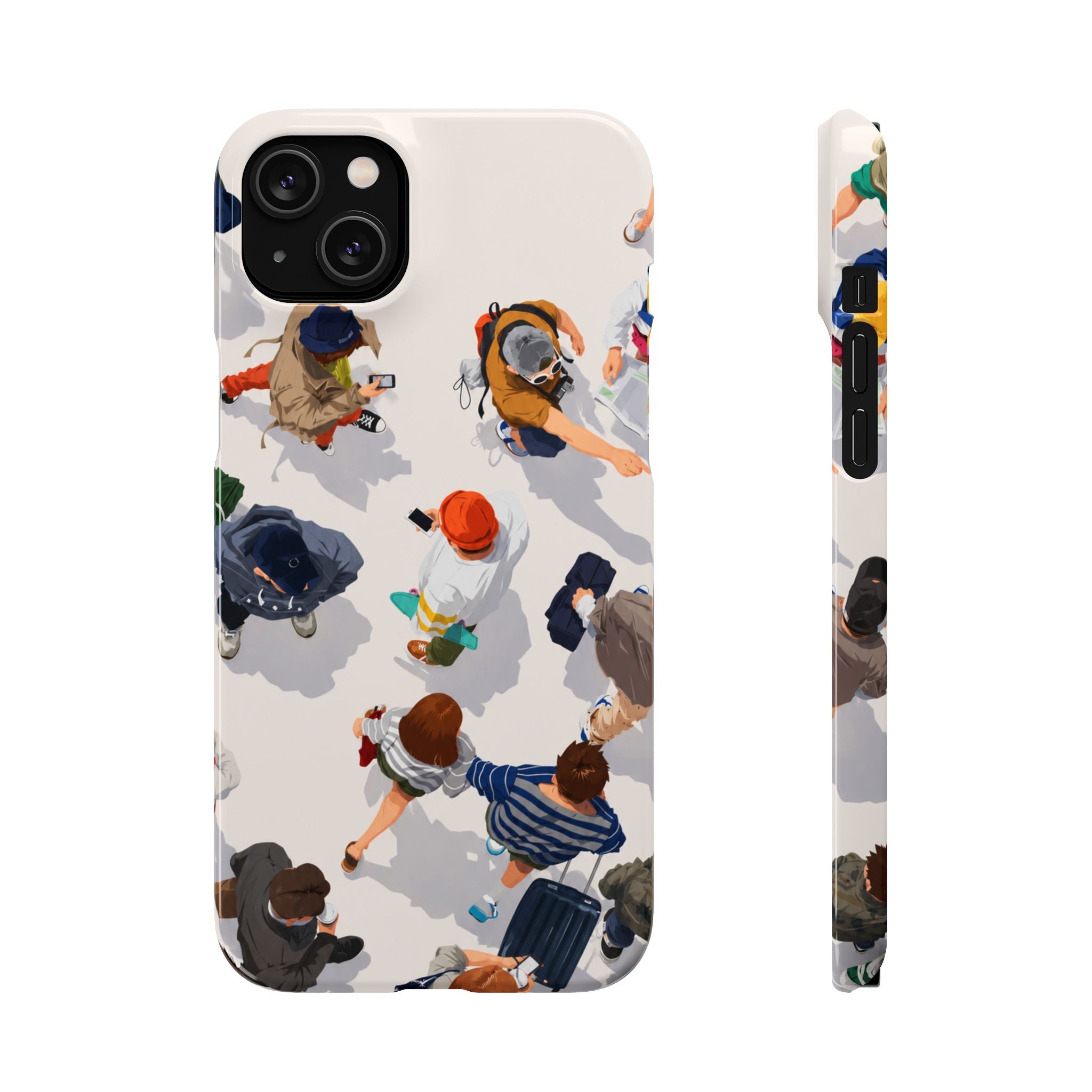 City Crowd Aesthetic Phone Case