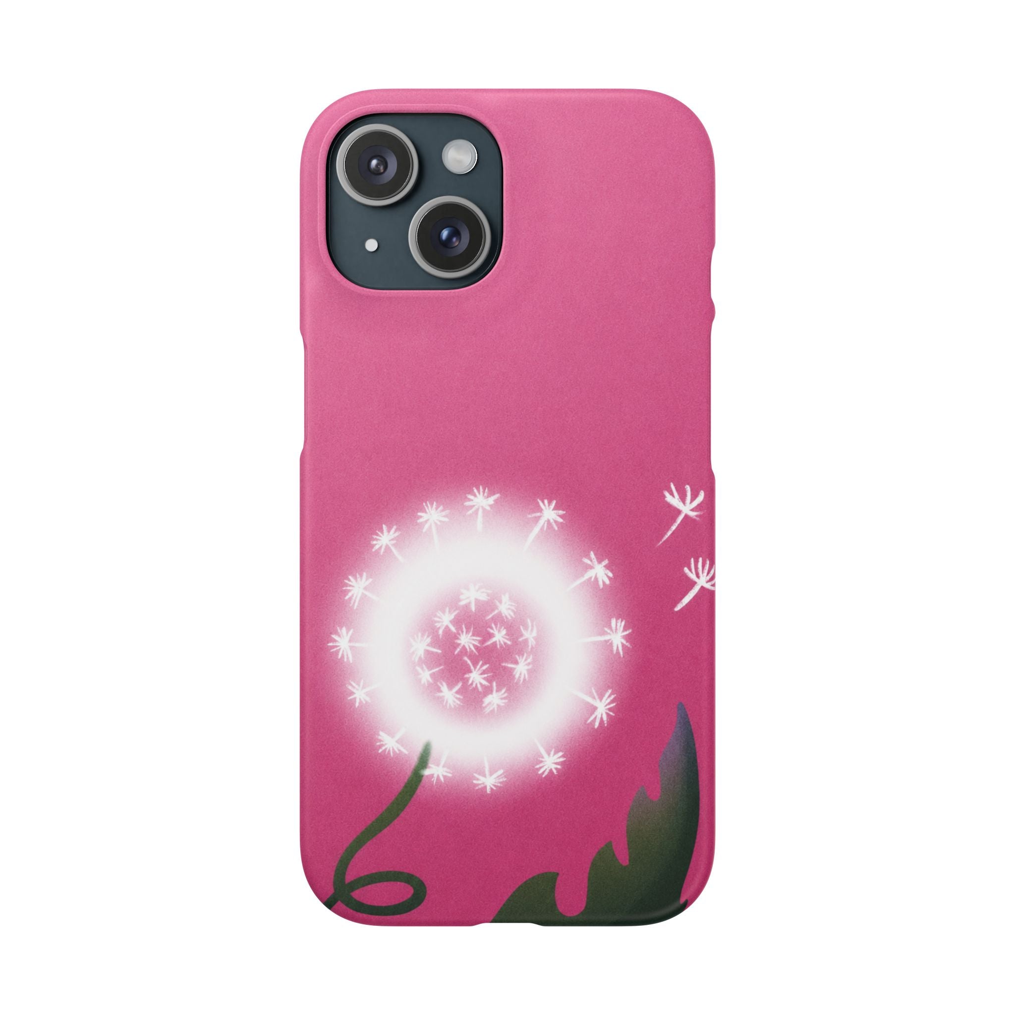 Pink Dandelion Phone Case
