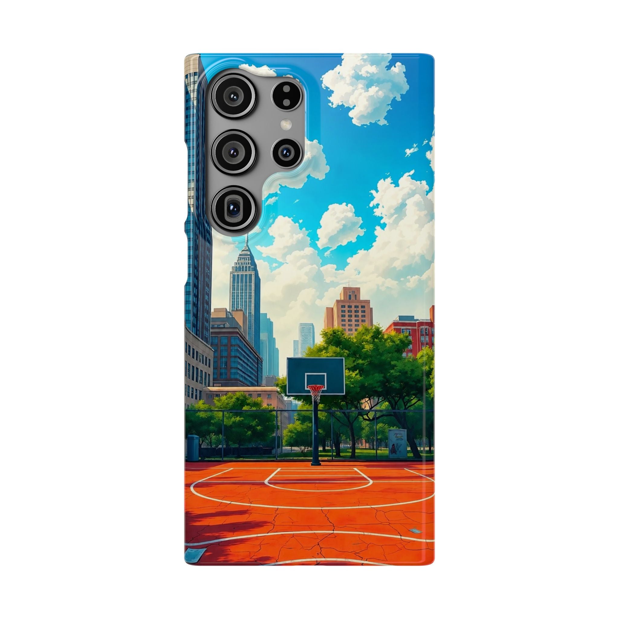 Urban Basketball Court Phone Case