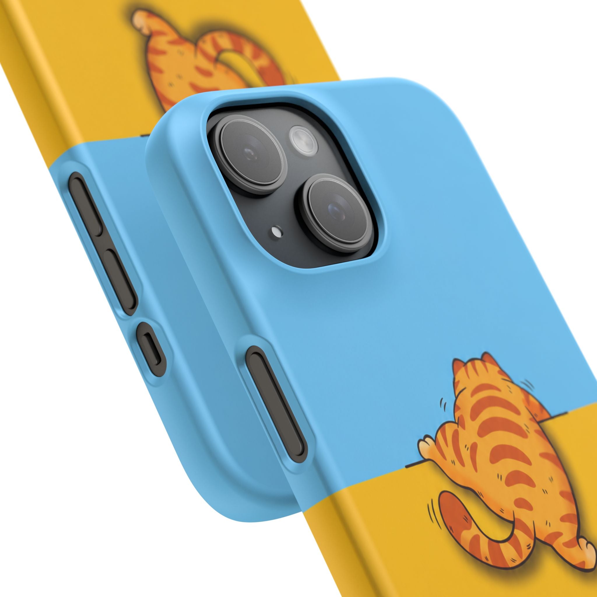 Peekaboo Orange Cat Phone Case