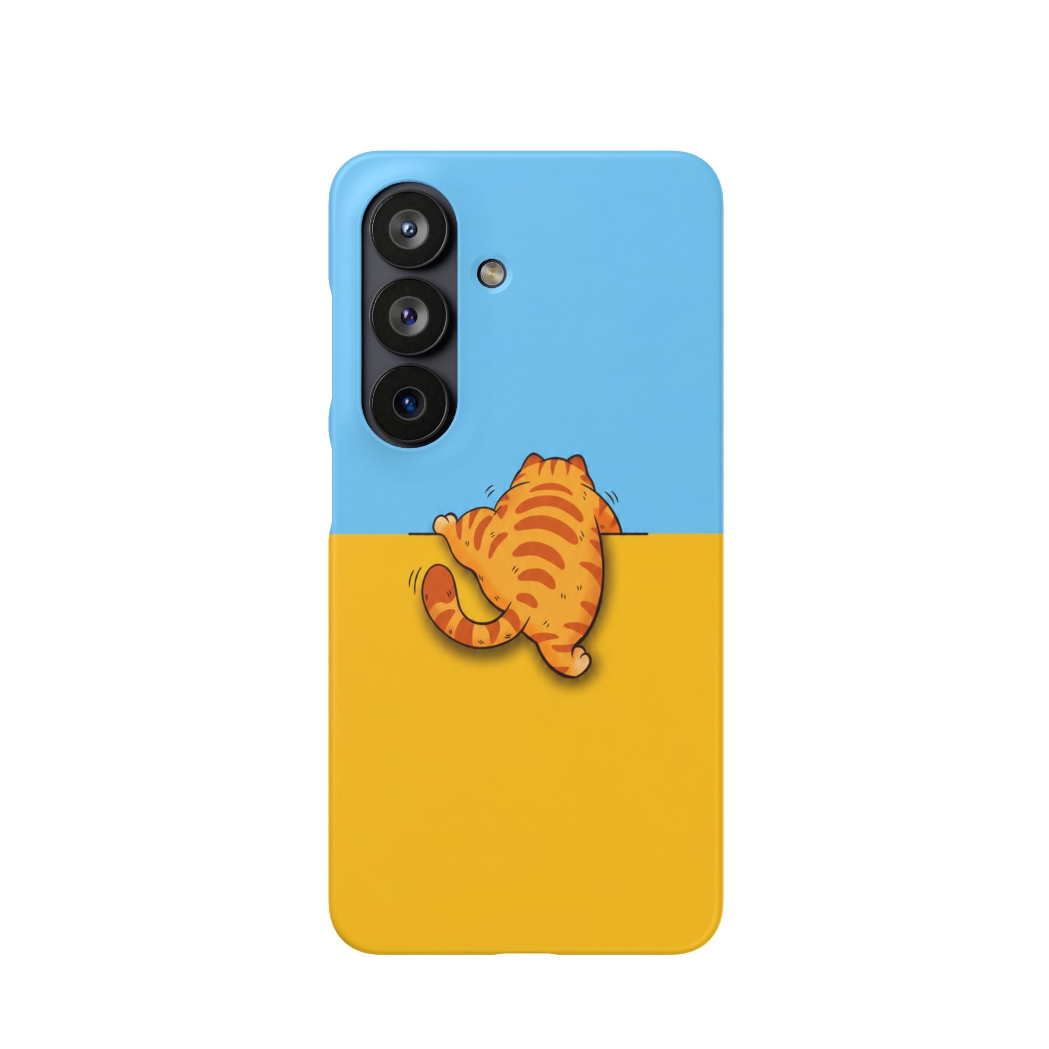 Peekaboo Orange Cat Phone Case