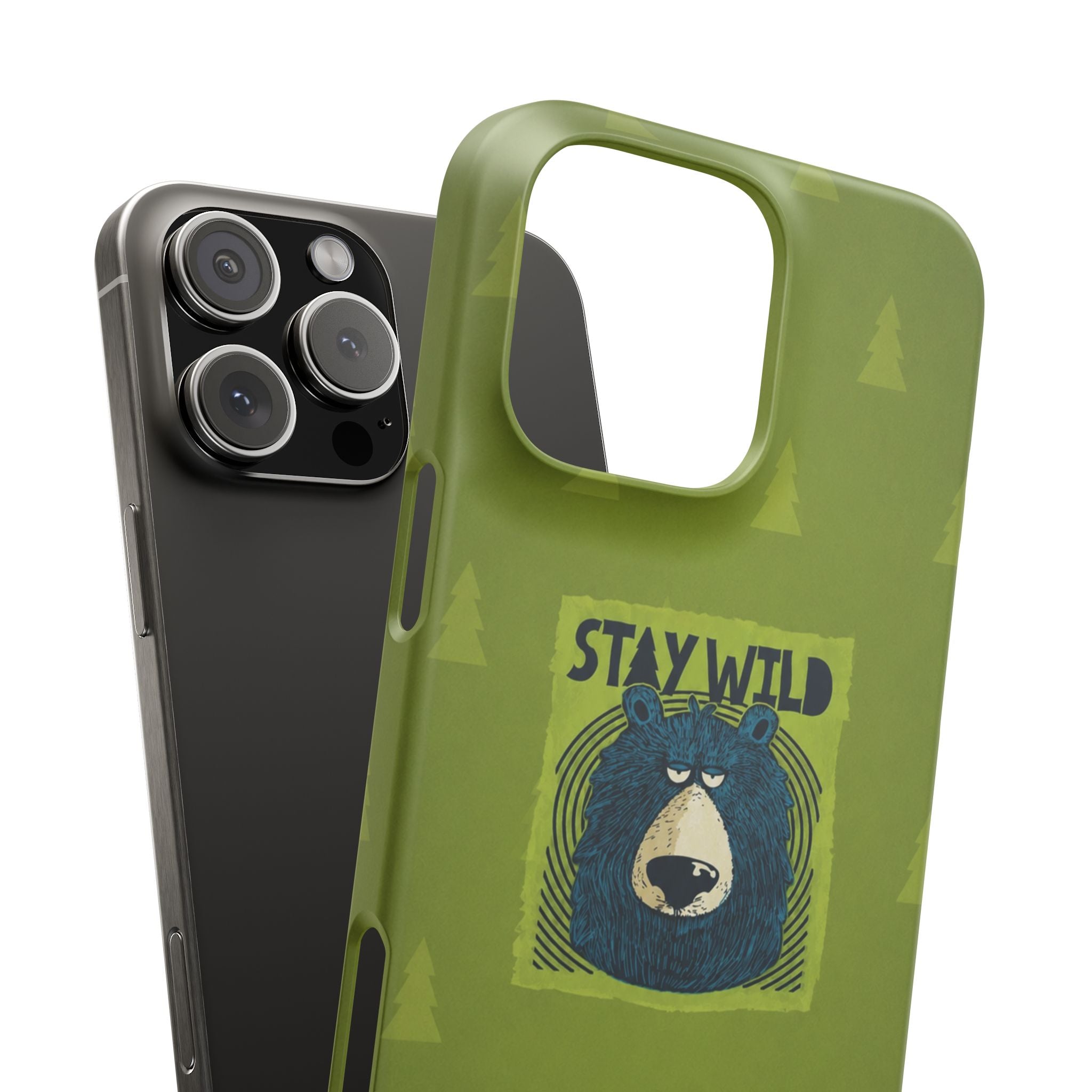 Stay Wild Bear Phone Case