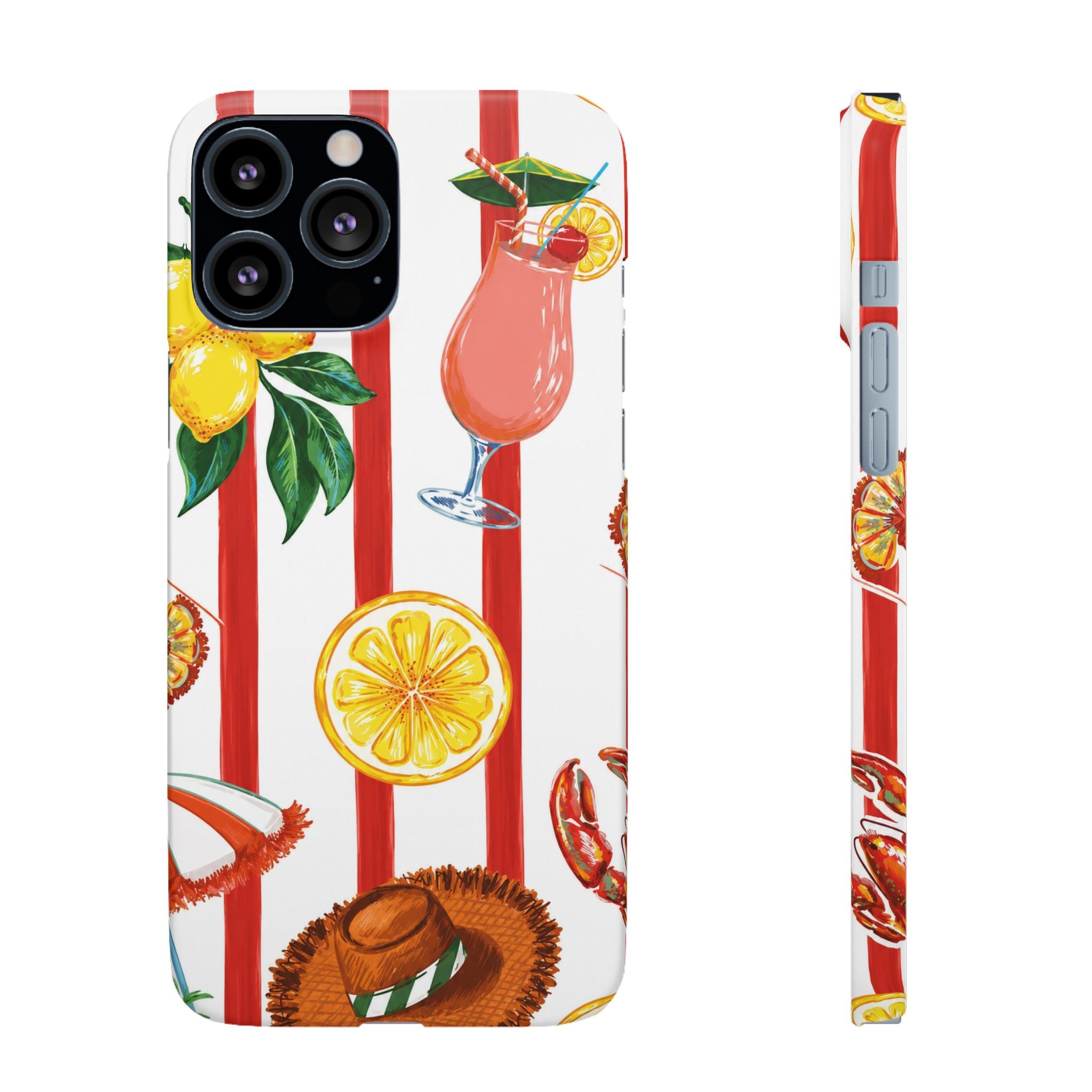 Lemon Coast – Summer Citrus Phone Case