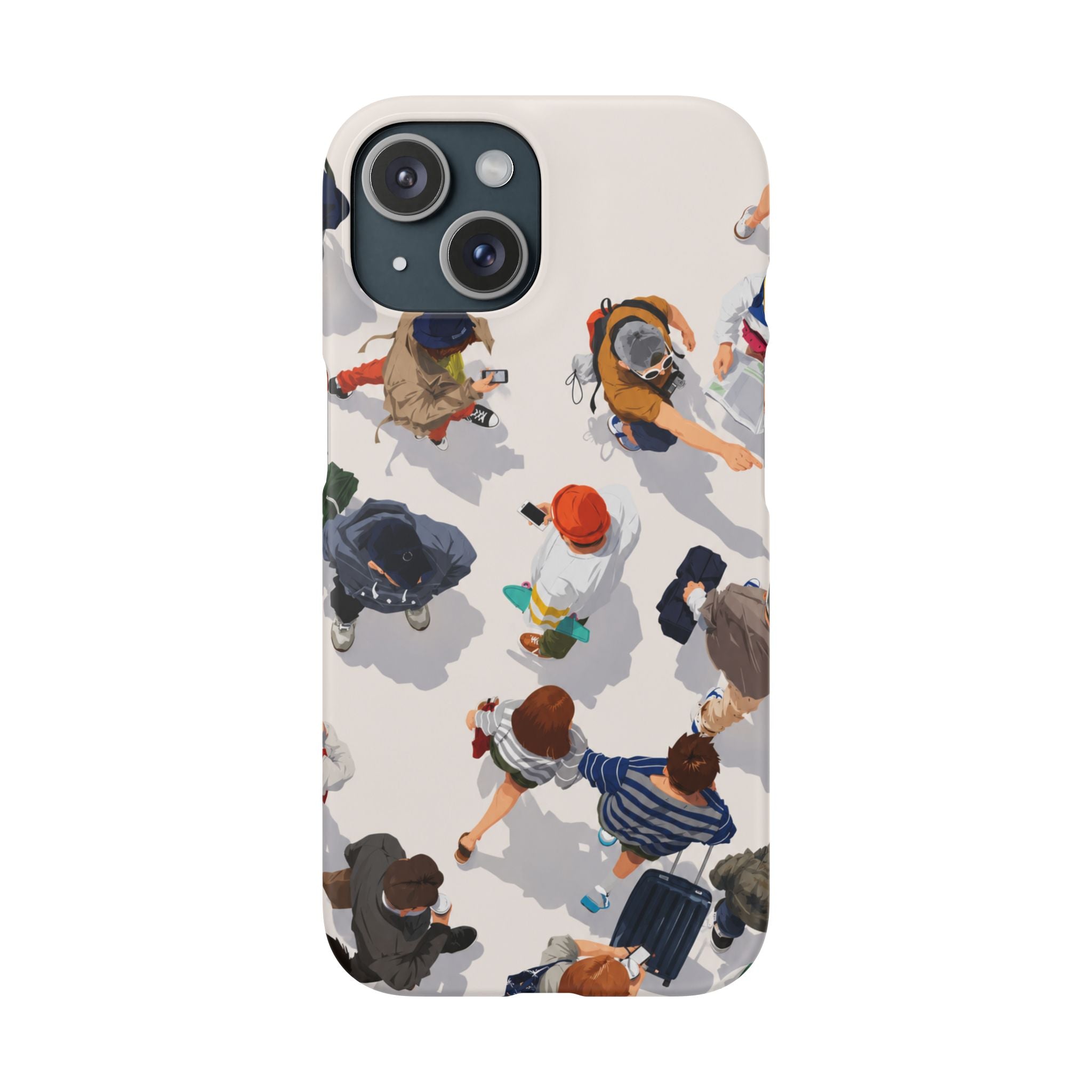 City Crowd Aesthetic Phone Case