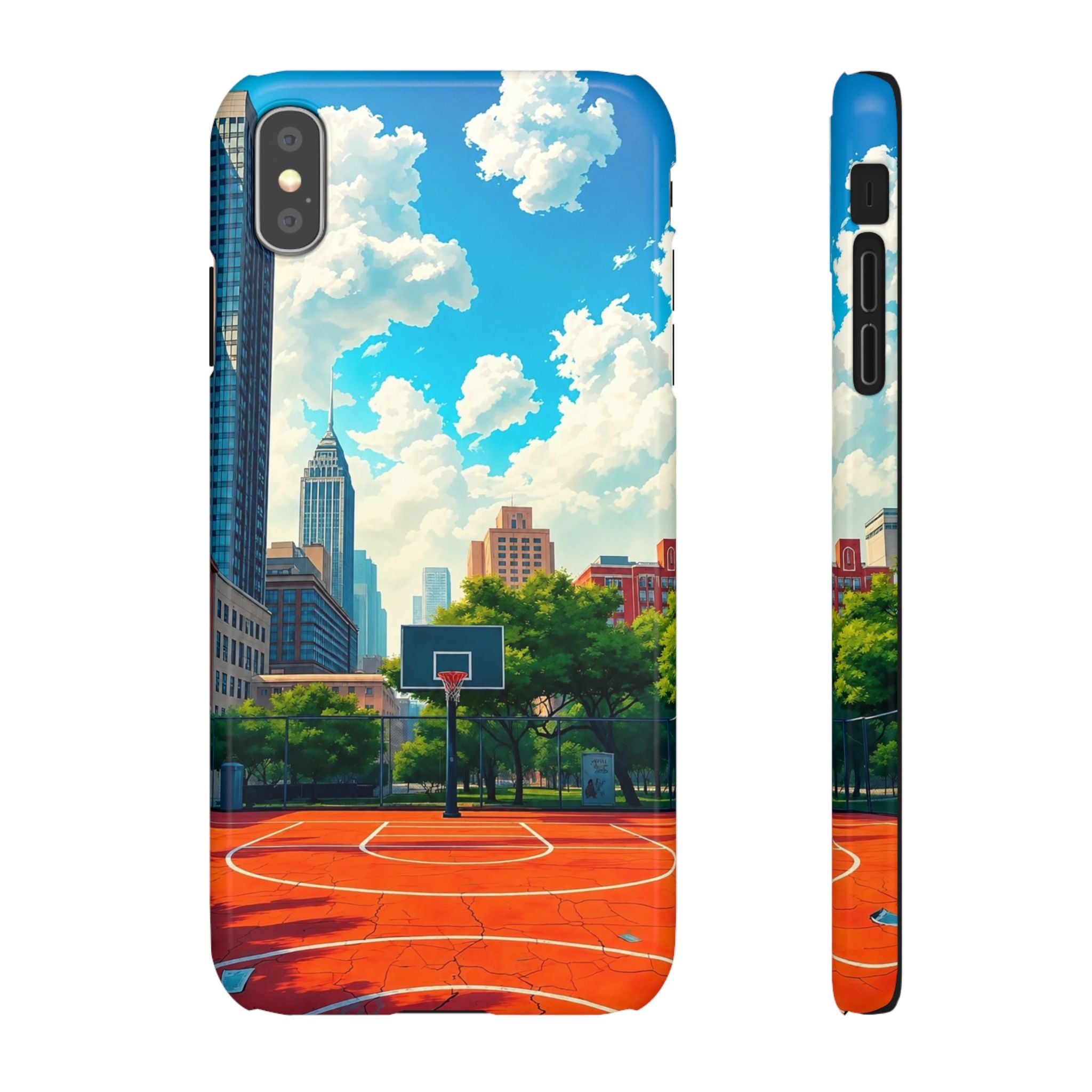 Urban Basketball Court Phone Case