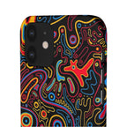 Neon Maze Phone Case