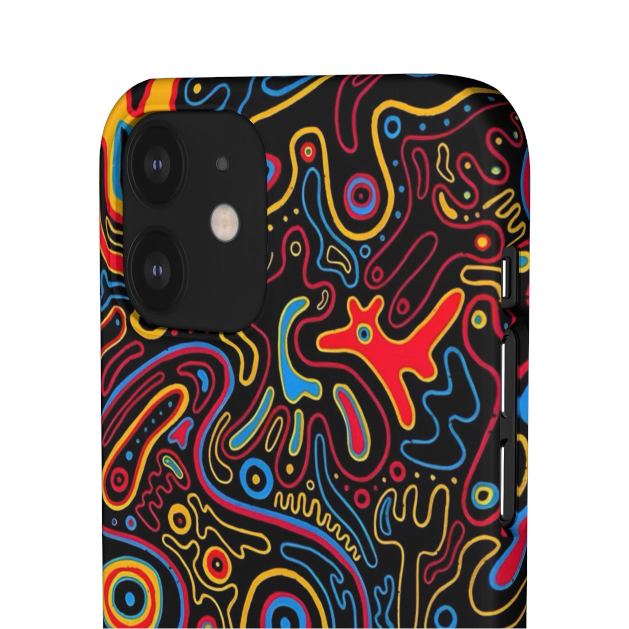 Neon Maze Phone Case