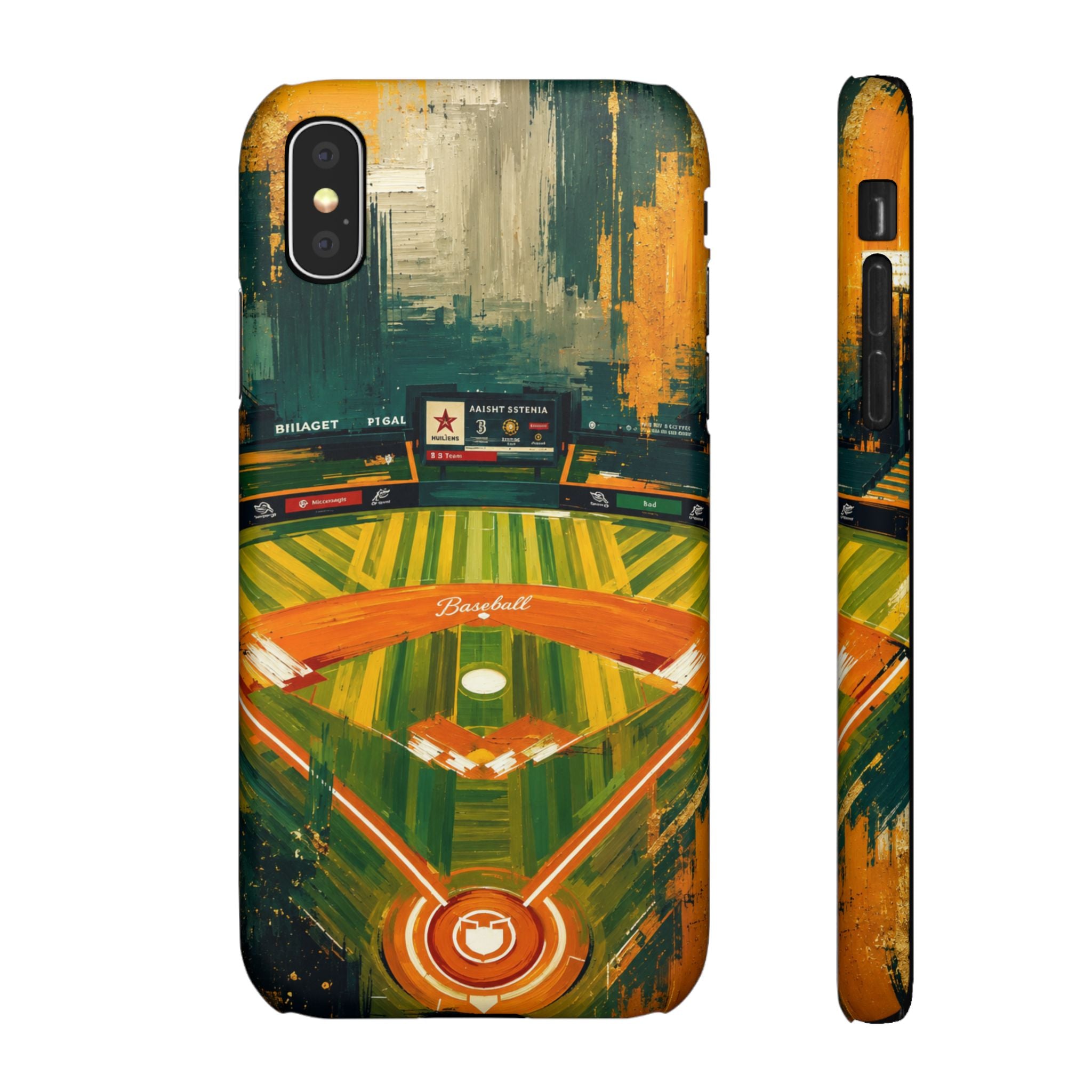 Abstract Baseball Stadium Phone Case