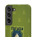 Stay Wild Bear Phone Case