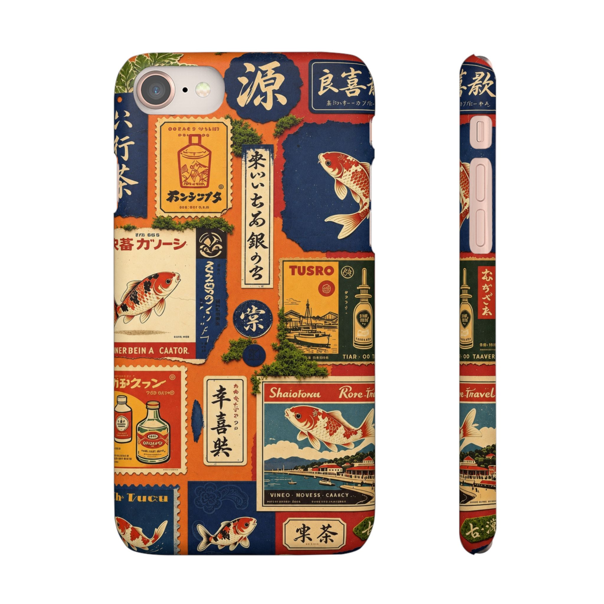 Vintage Japanese Koi Phone Case