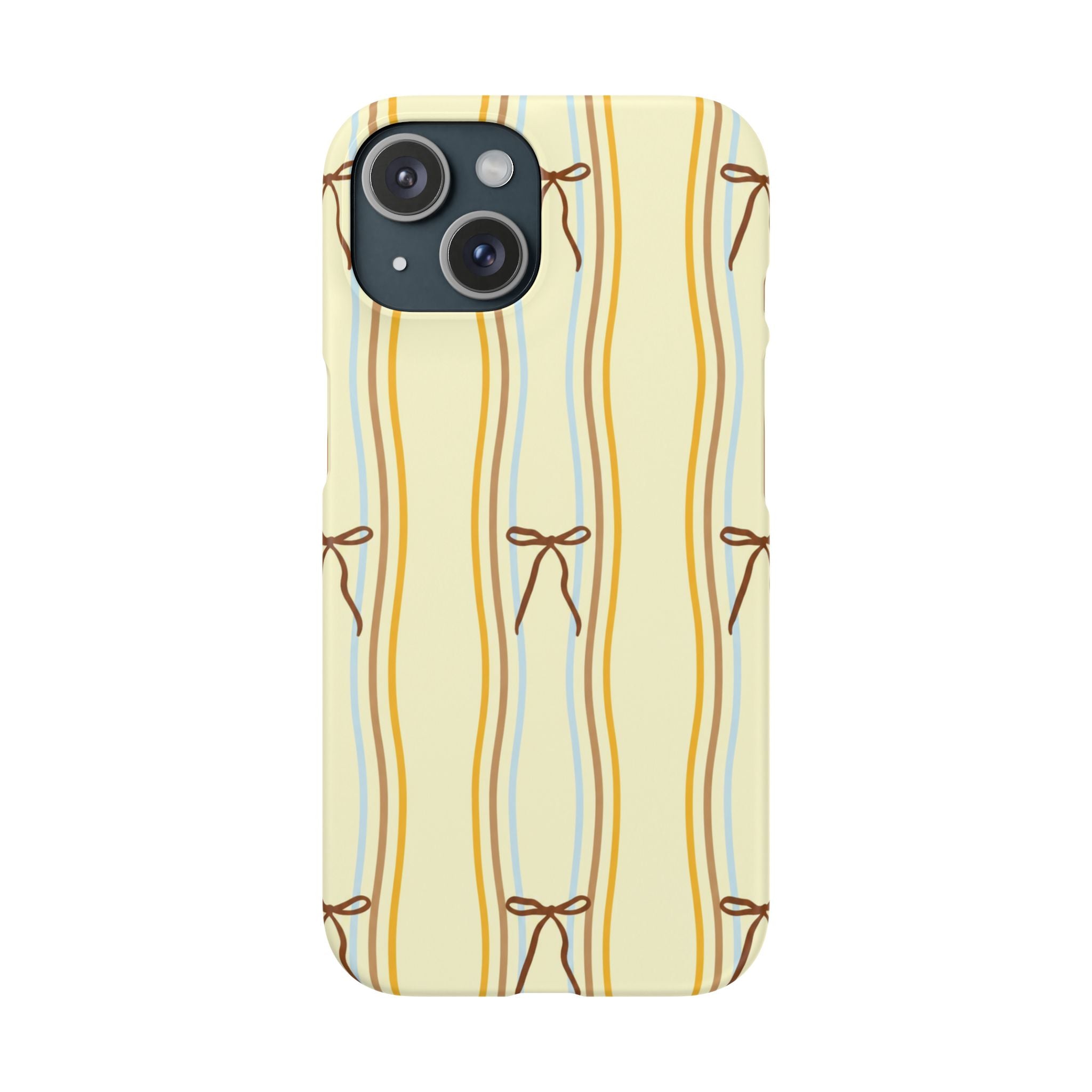 Bow Stripe Phone Case