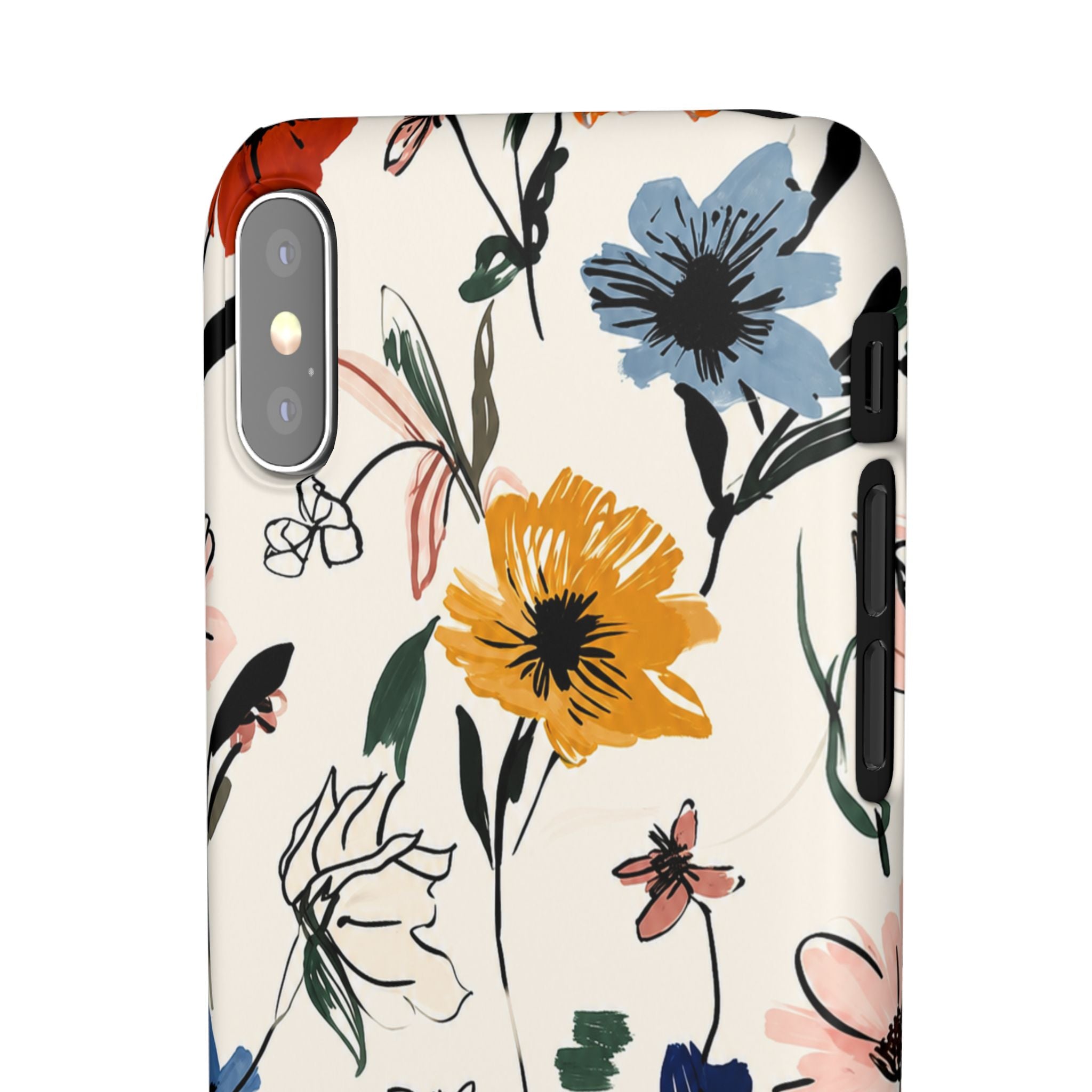 Wildflower Sketch Phone Case