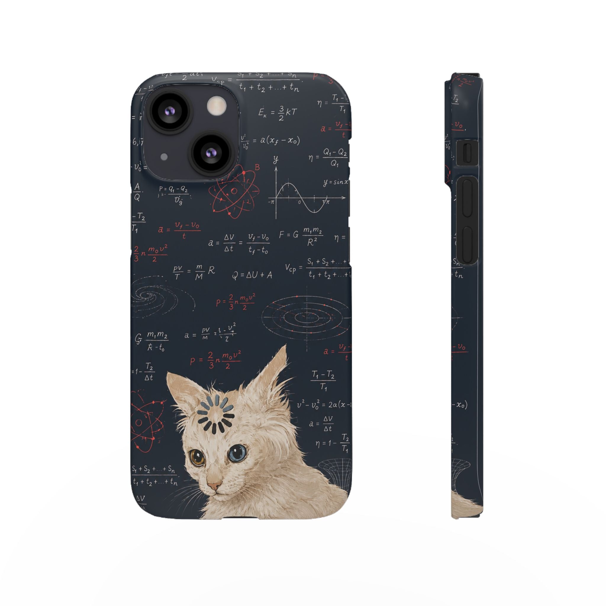 Quantum Kitty Physics Phone Case