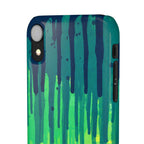 Liquid Emerald – Abstract Drip Phone Case