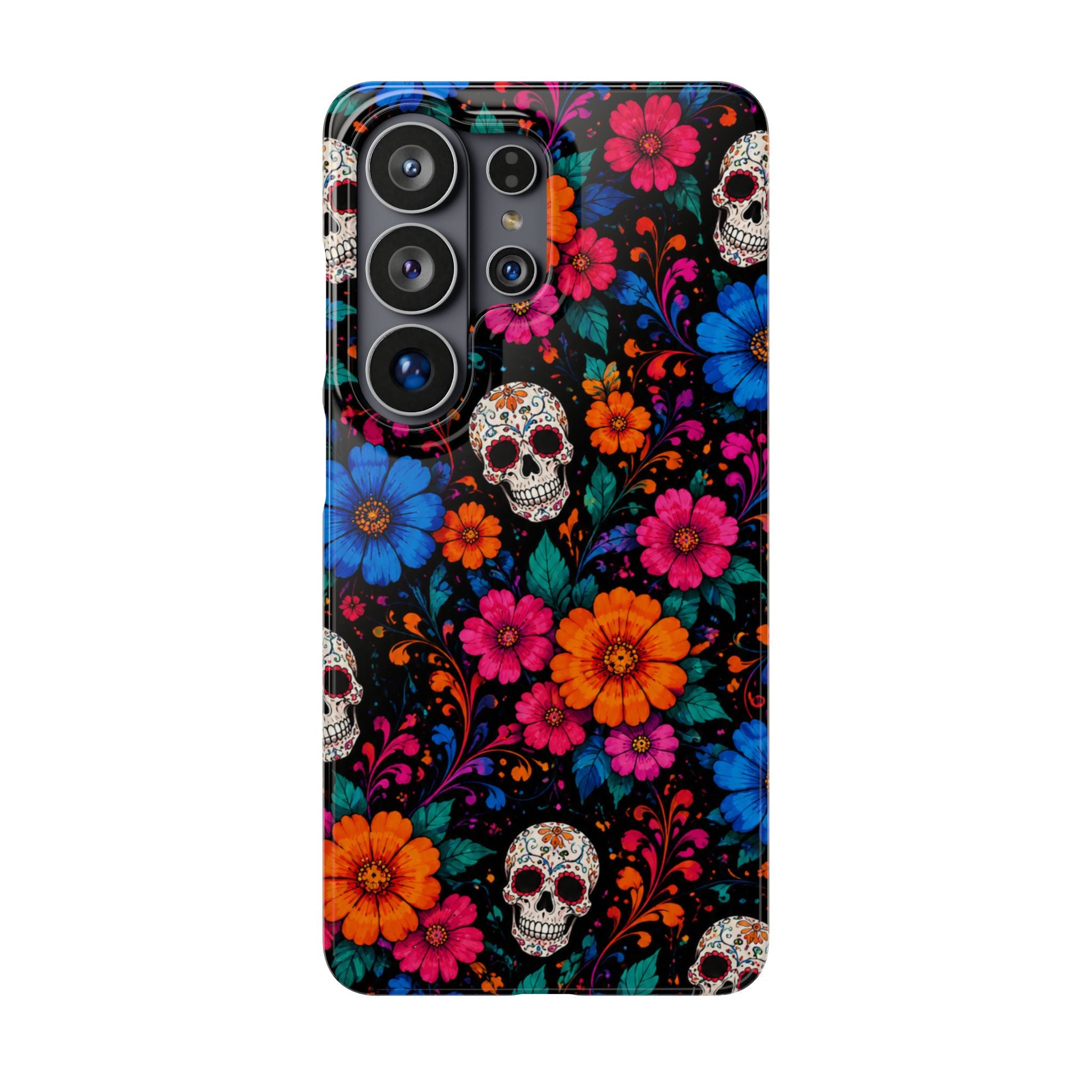 Sugar Skull Floral Phone Case