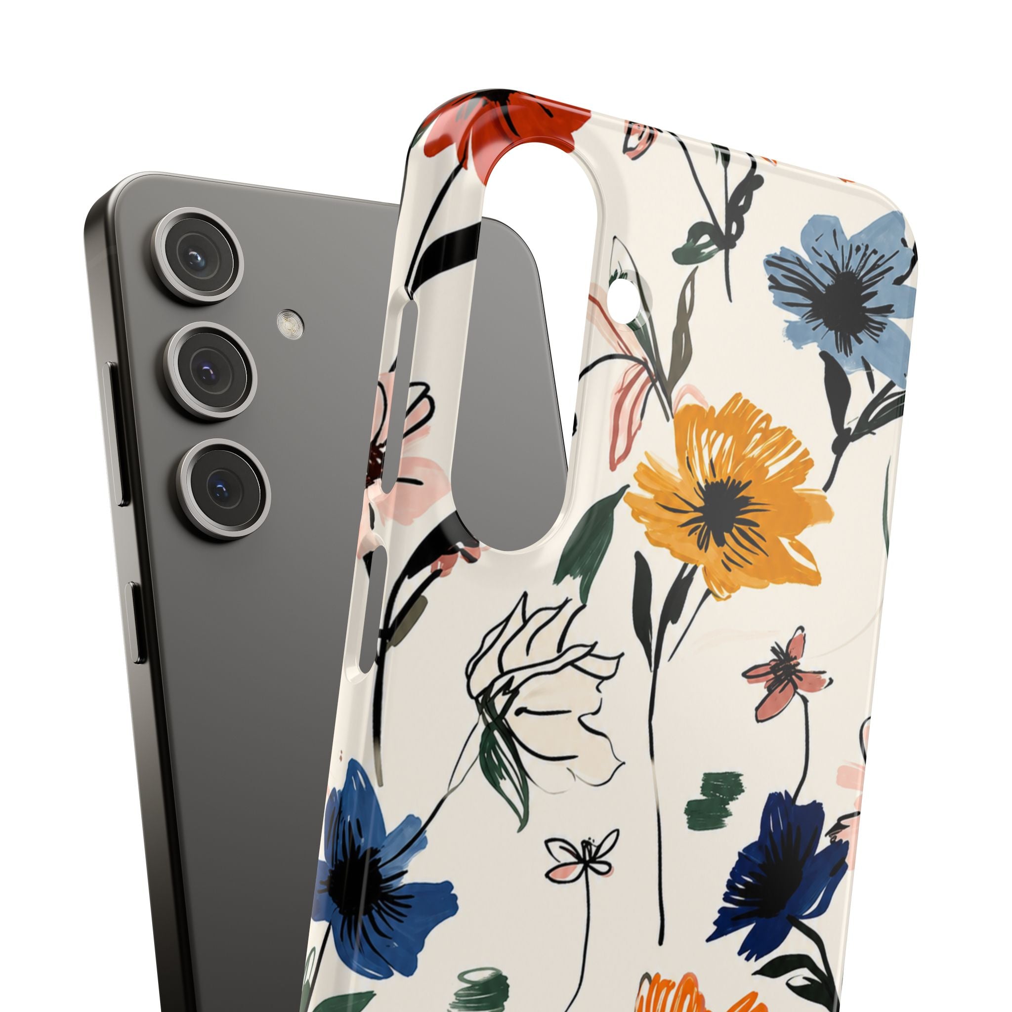 Wildflower Sketch Phone Case