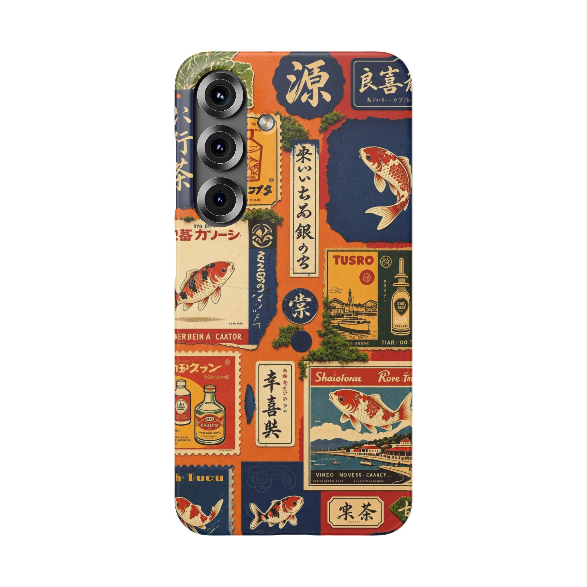 Vintage Japanese Koi Phone Case