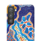Abstract Blue Pattern Phone Case
