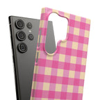 Pink Gingham Phone Case