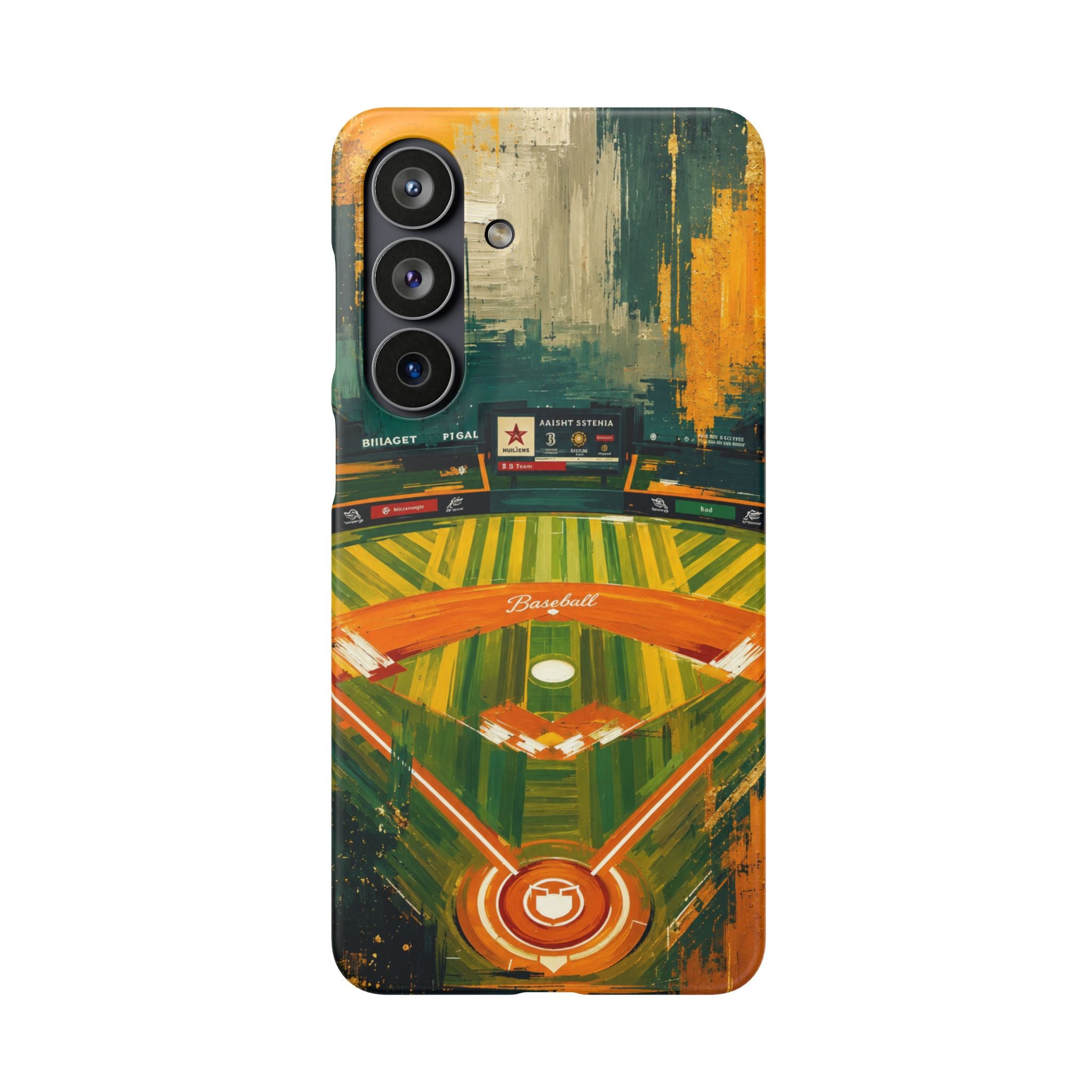 Abstract Baseball Stadium Phone Case