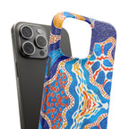 Abstract Blue Pattern Phone Case