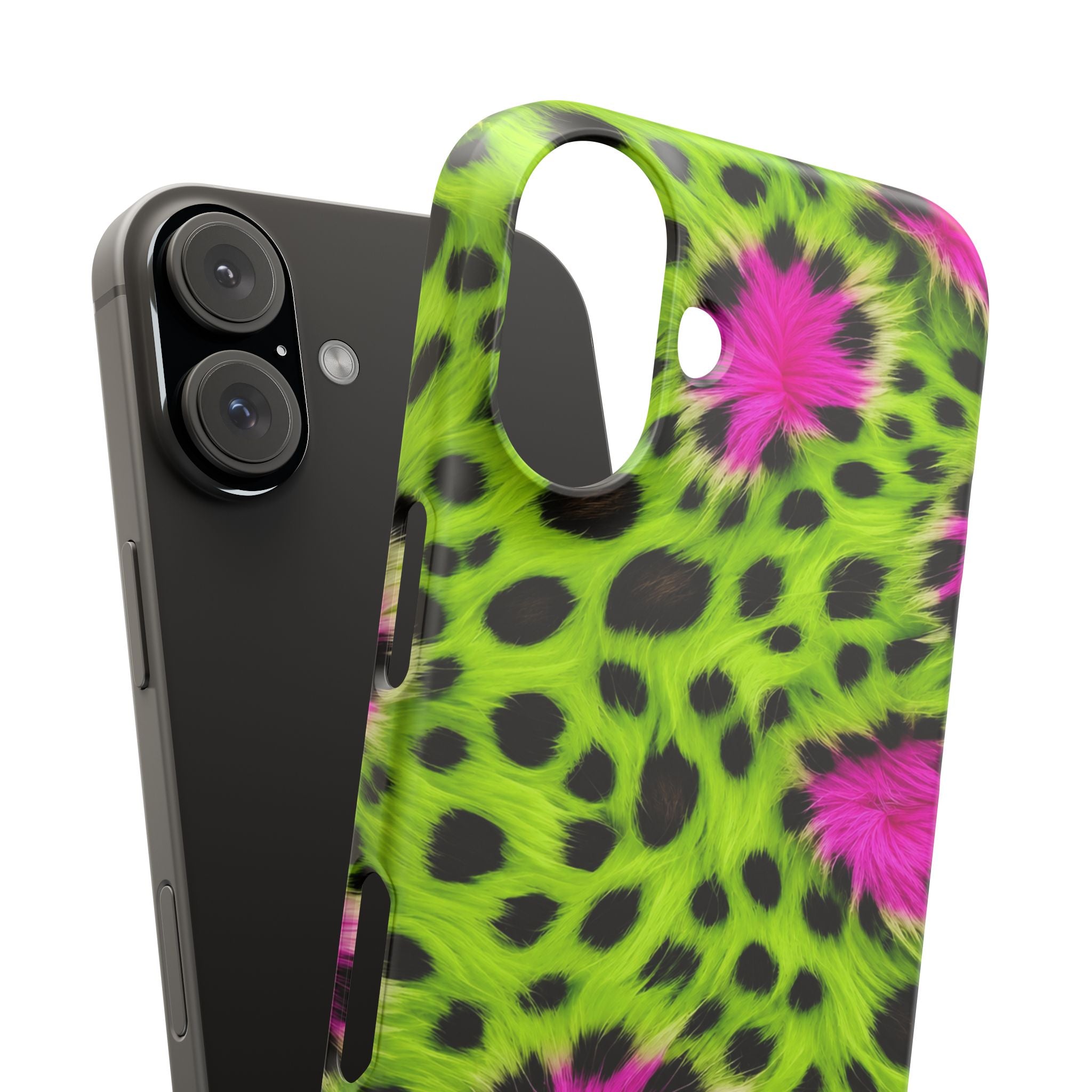 Neon Leopard Phone Case