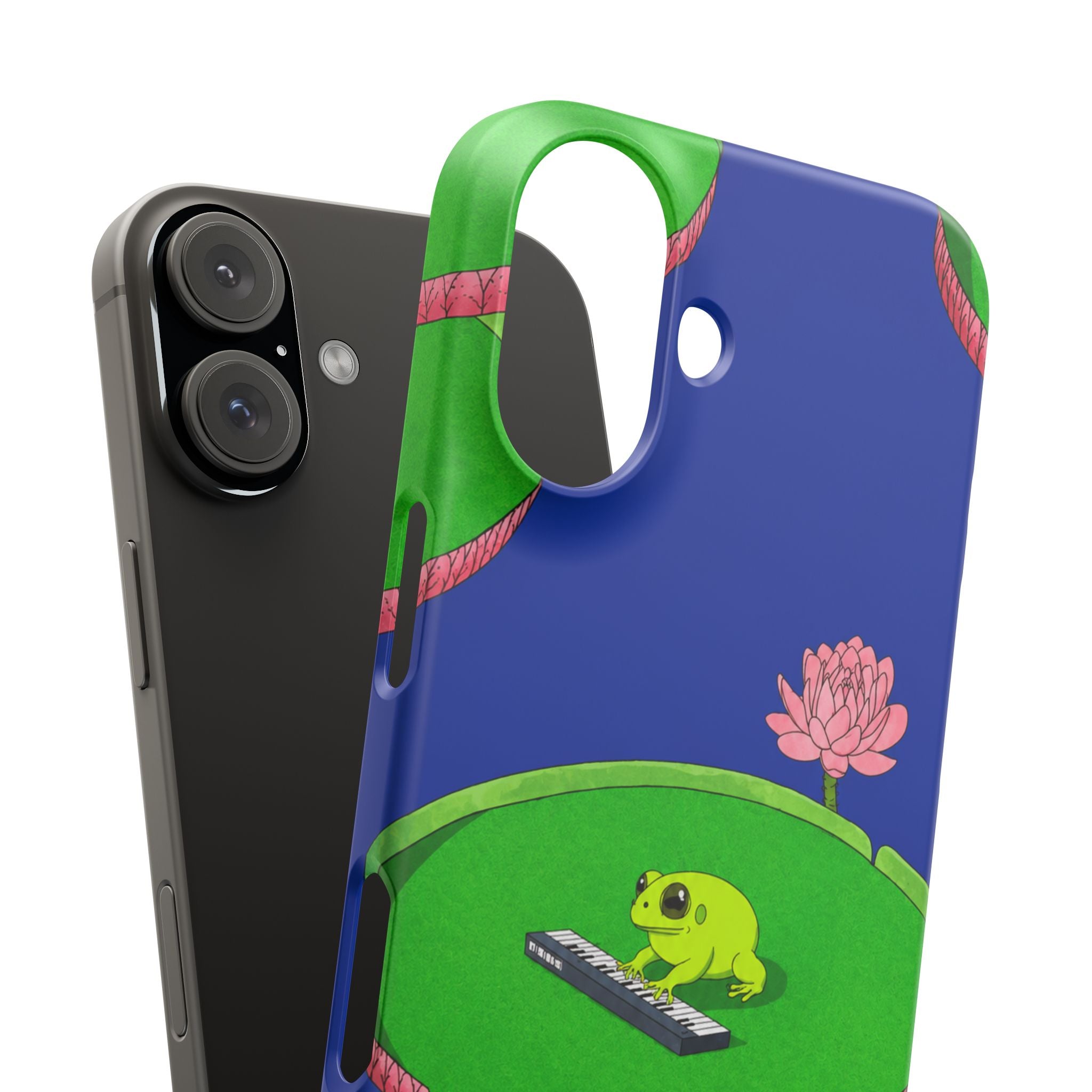 Frog Piano Phone Case