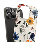 Wildflower Sketch Phone Case