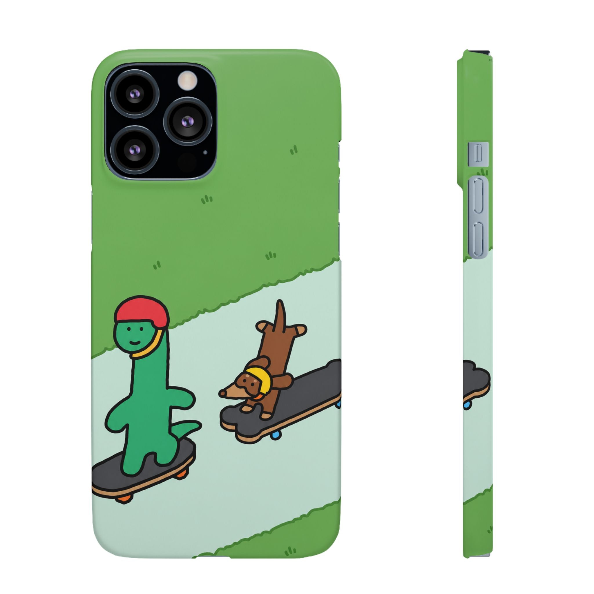 Skater Dino Phone Case