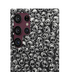 Black and White Skull Pattern Phone Case