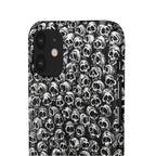 Black and White Skull Pattern Phone Case