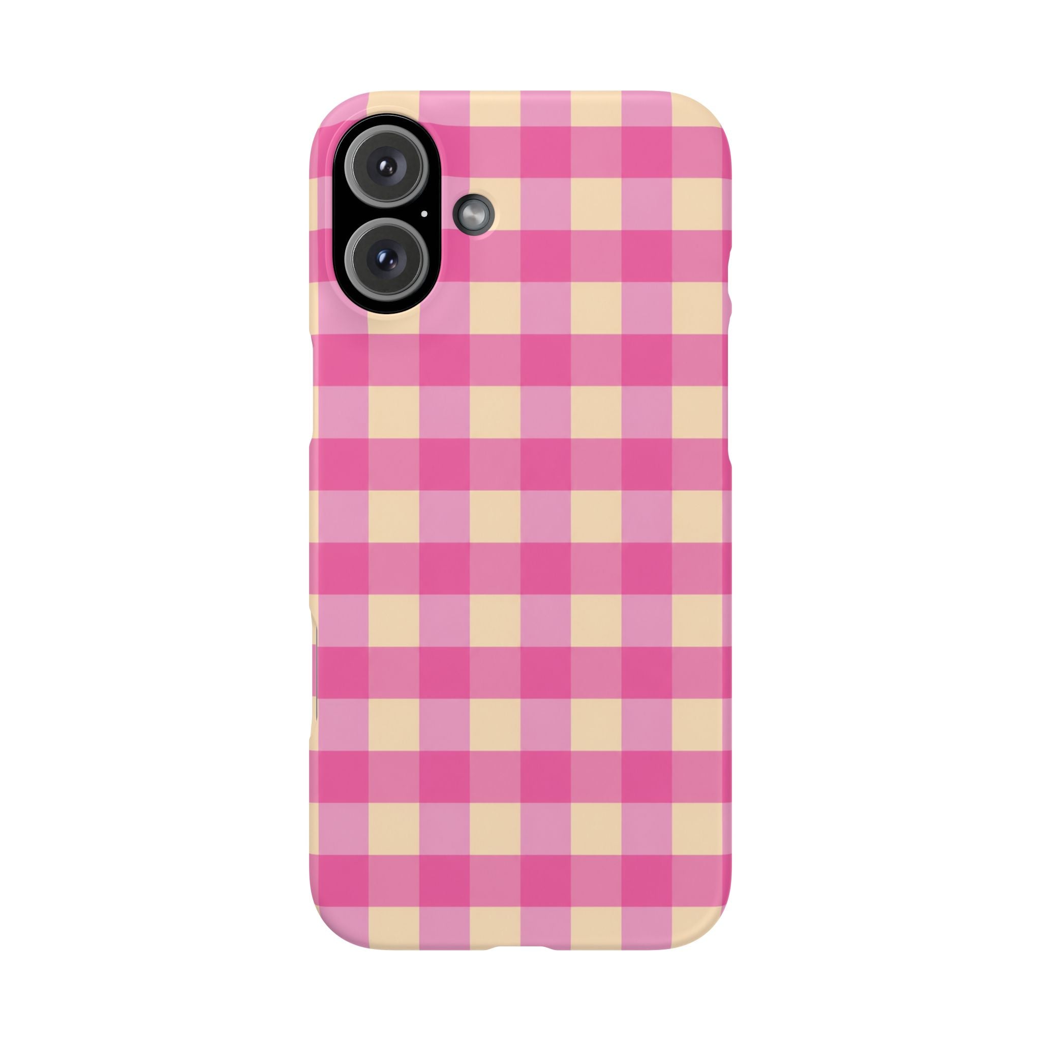 Pink Gingham Phone Case