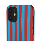 Red & Blue Wavy Stripes Phone Case