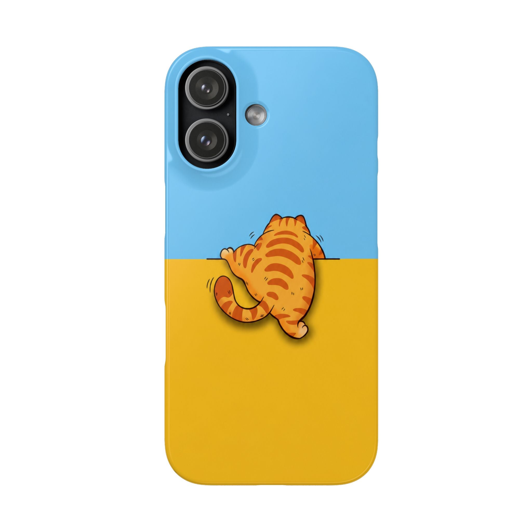 Peekaboo Orange Cat Phone Case