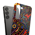 Neon Maze Phone Case