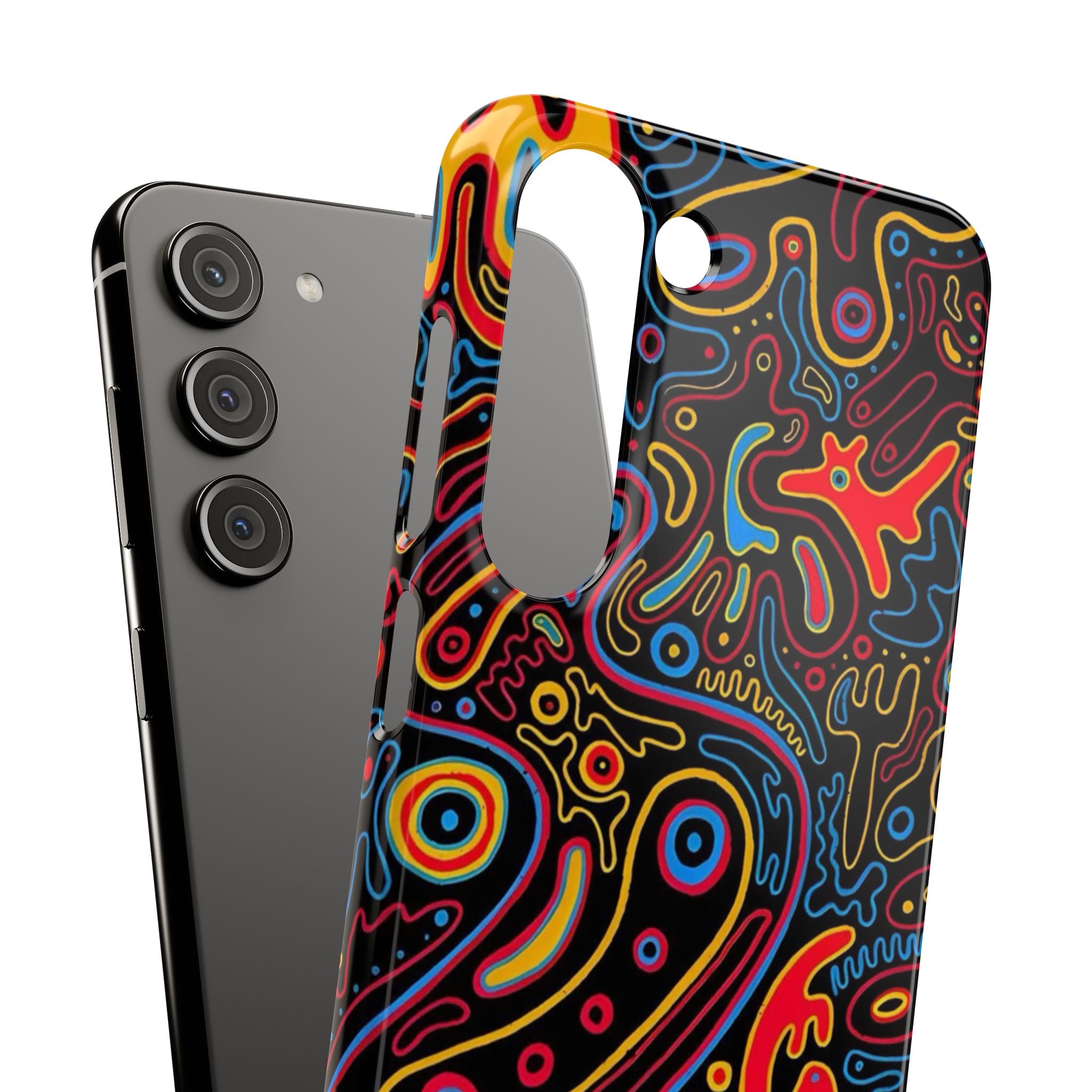 Neon Maze Phone Case