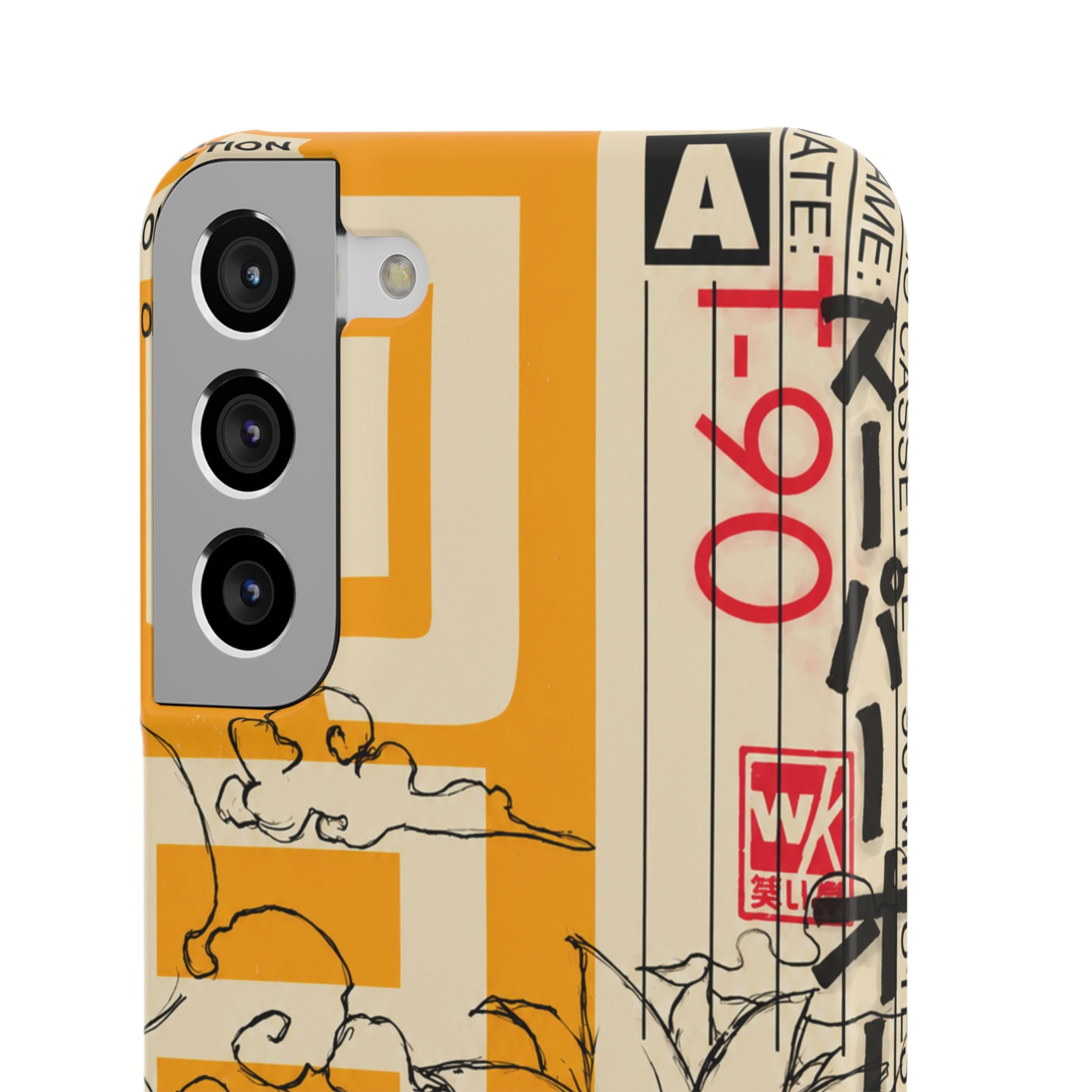 Retro Cassette Floral Phone Case