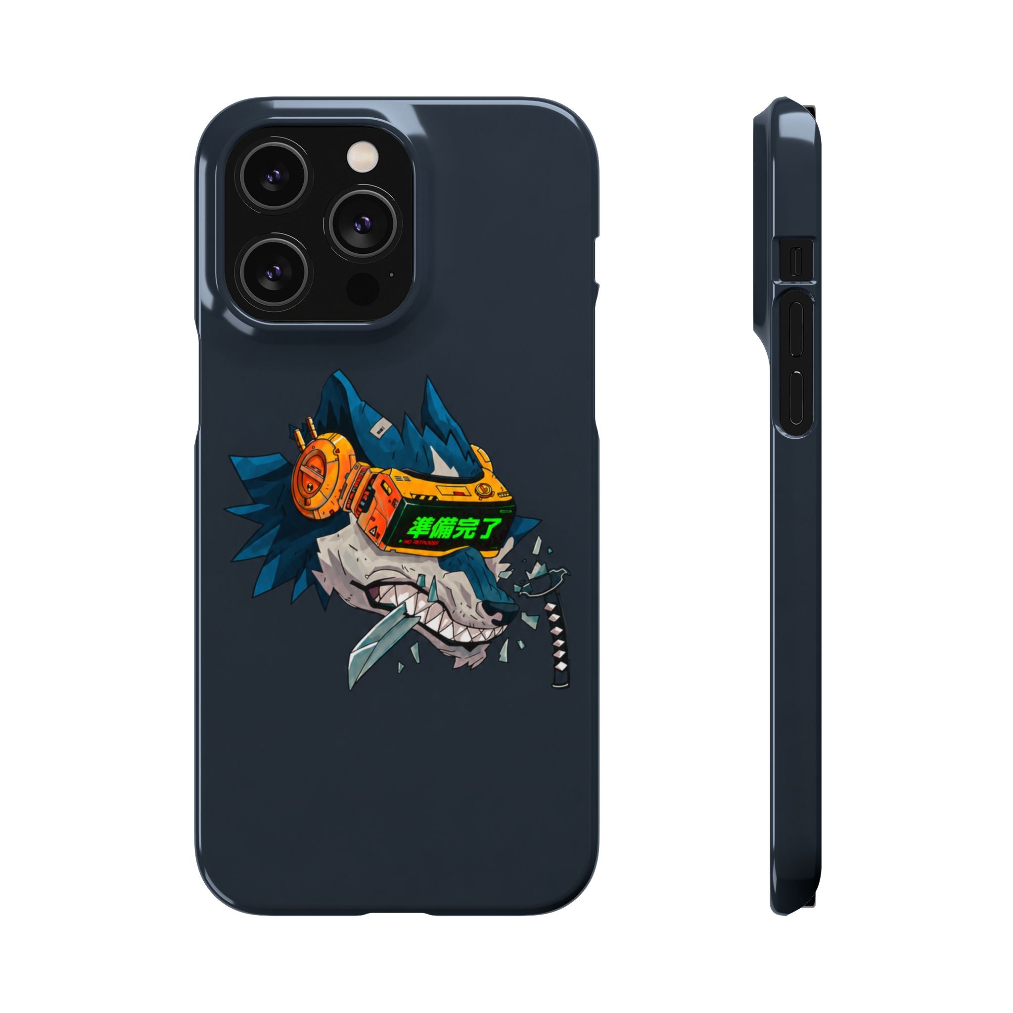 Cyberpunk Wolf Phone Case