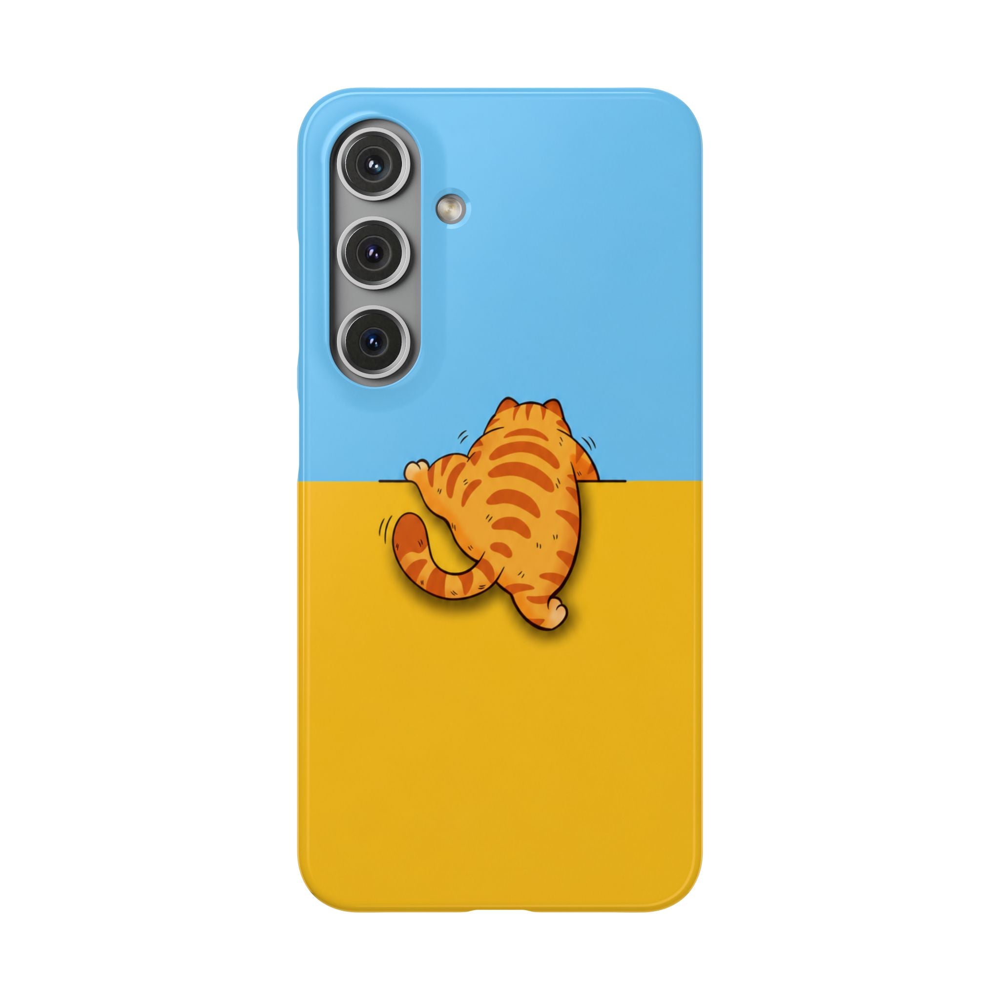 Peekaboo Orange Cat Phone Case