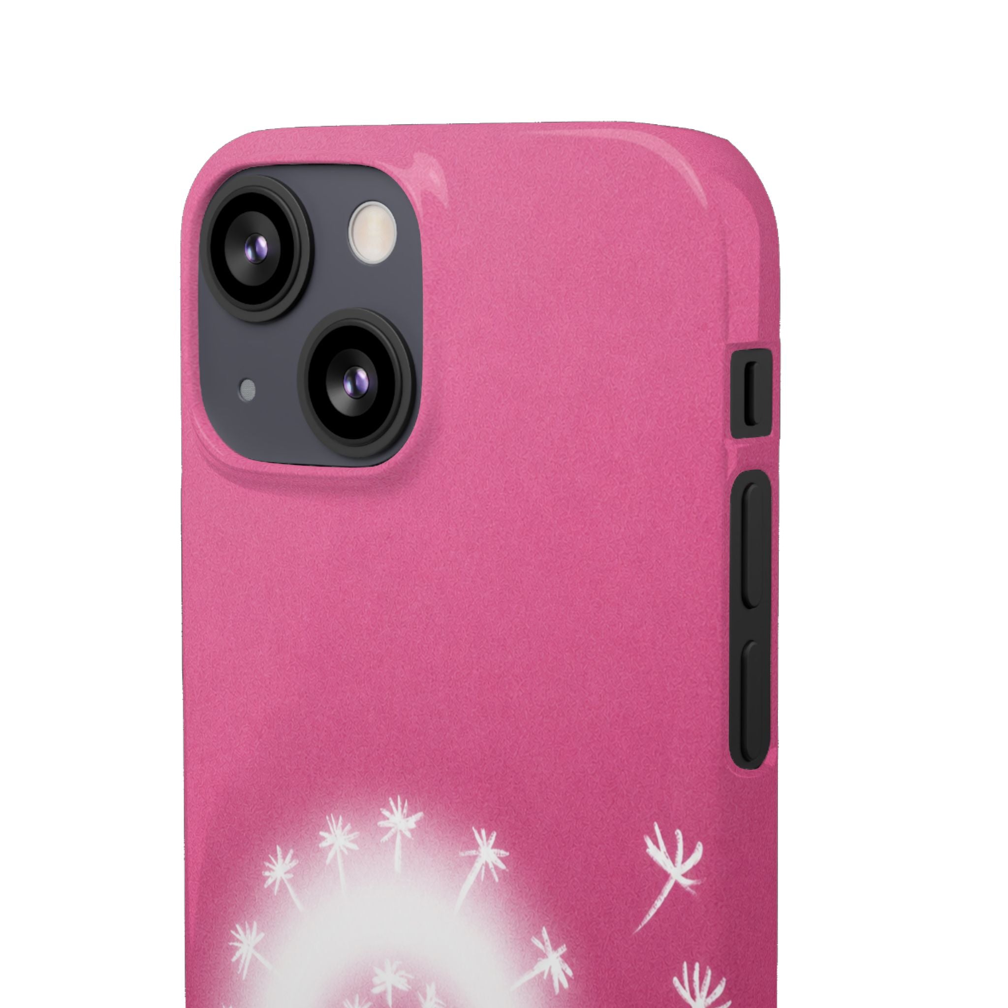 Pink Dandelion Phone Case
