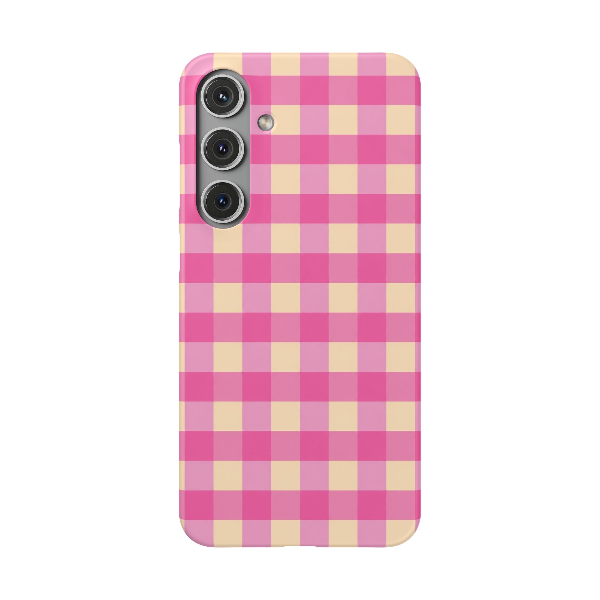 Pink Gingham Phone Case