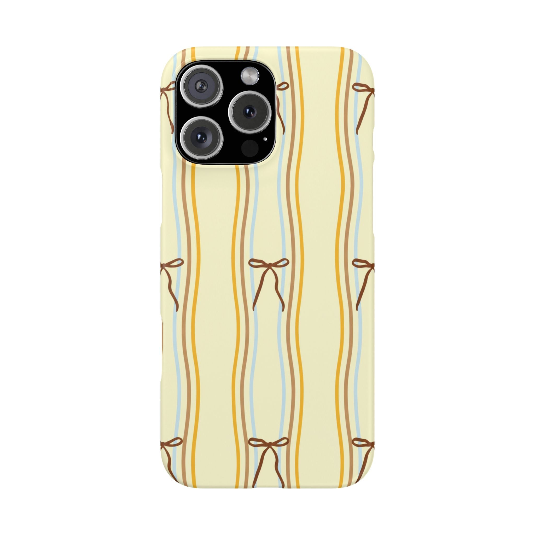 Bow Stripe Phone Case