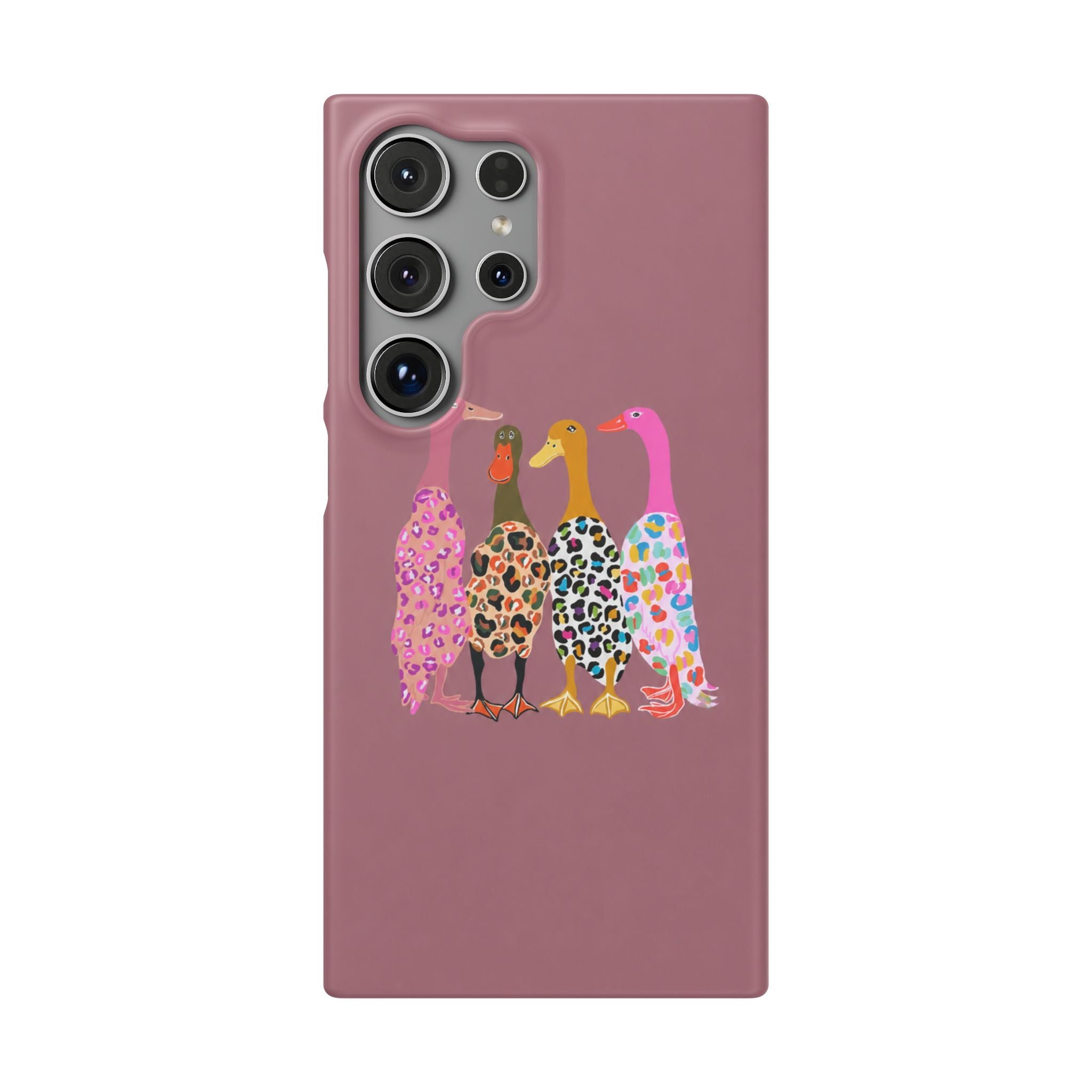 Colorful Leopard Ducks Phone Case