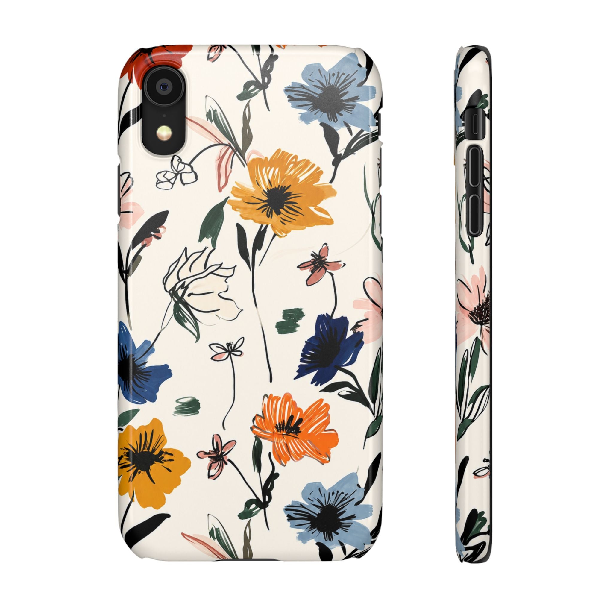 Wildflower Sketch Phone Case