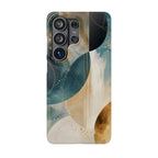 Golden Horizon Abstract Phone Case