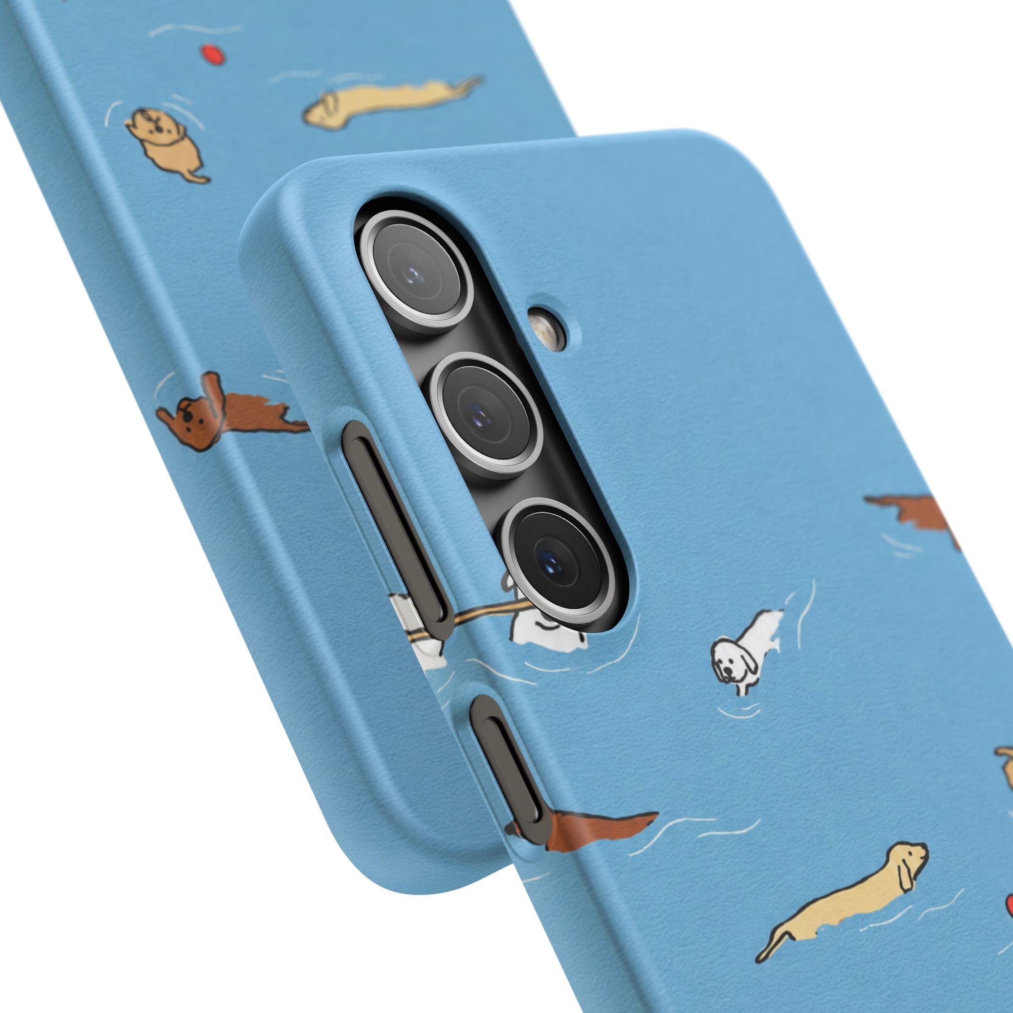 Swimming Dogs Phone Case