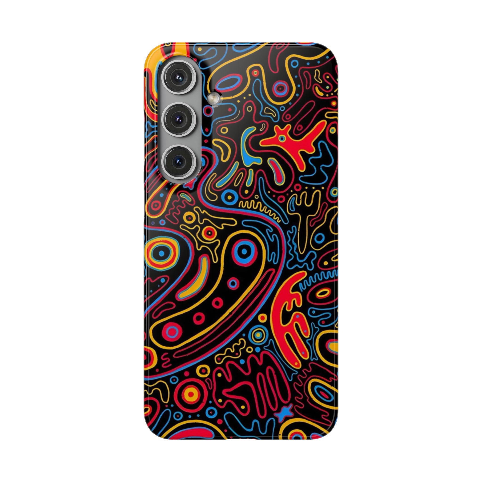 Neon Maze Phone Case